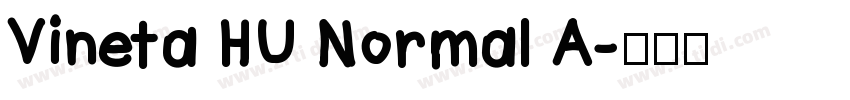 Vineta HU Normal A字体转换